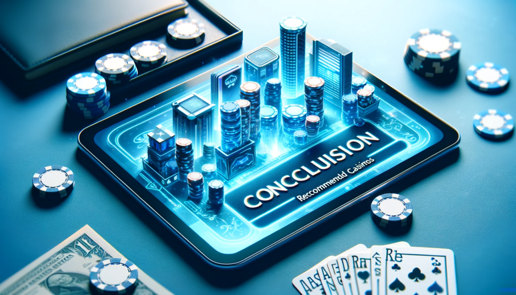 카지노사이트 추천에 대한 리뷰 마무리